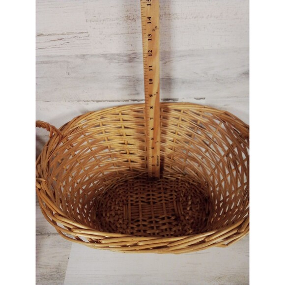 Farmhouse Small Decorative Medium Size Basket With Handles - Picture 13 of 13